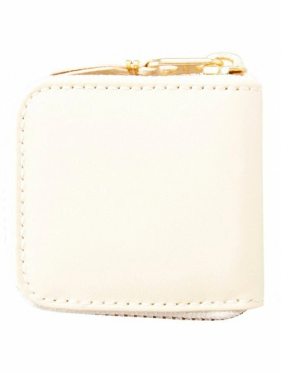 Comme Des Garçons Wallet SA4100 Small Coin Purse White In White 2 Comme Des Garçons Wallet SA4100 Small Coin Purse White In White - Image 2