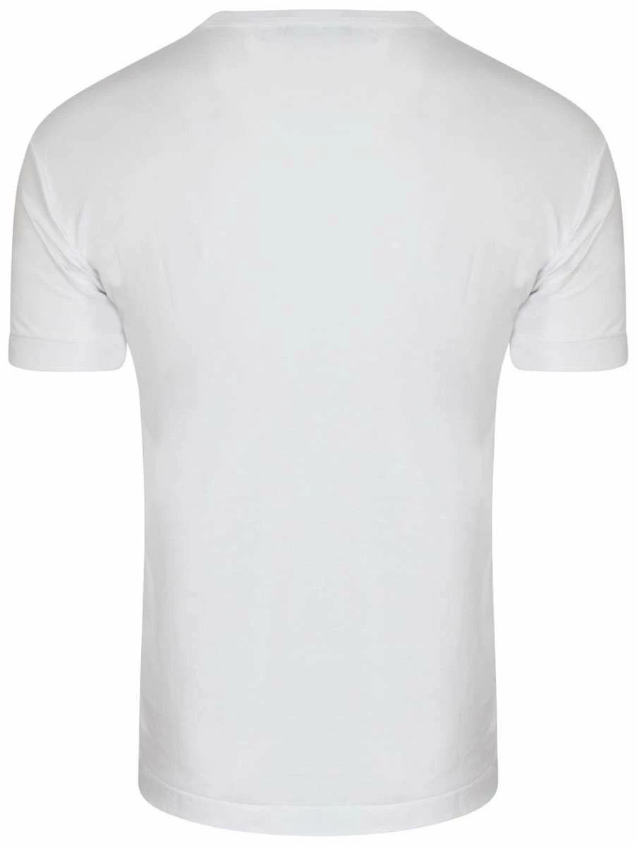 Comme Des Garçons PLAY T220 Big Red Heart T-Shirt White In White 1 Comme Des Garçons PLAY T220 Big Red Heart T-Shirt White In White