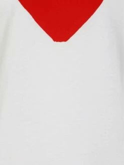 Comme Des Garçons PLAY T222 Twin Heart T-Shirt White In White -Hervia Shop httpswww.hervia.comimagesproductszoom1472142594 13214400
