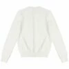 Comme Des Garçons PLAY N065 White Heart Cardigan Milk In White
