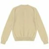 Comme Des Garçons PLAY N065 White Heart Cardigan Beige In Beige