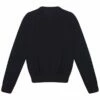 Comme Des Garçons PLAY N061 White Heart Cardigan Navy In Navy