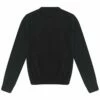 Comme Des Garçons PLAY N061 White Heart Cardigan Black In Black