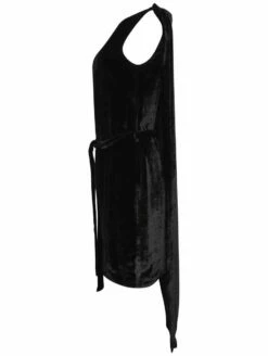 Gareth Pugh Cape Back Tunic Dress In Black