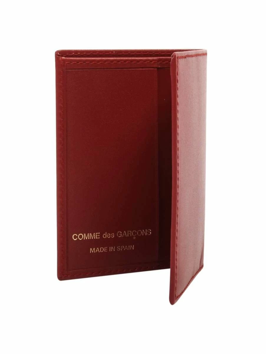 Comme Des Garçons Wallet SA6400 Classic Card Holder Red In Dark Red 2 Comme Des Garçons Wallet SA6400 Classic Card Holder Red In Dark Red - Image 2