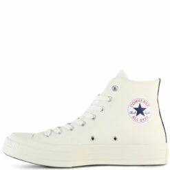 Comme Des Garçons PLAY K112 Converse Chuck Taylor High White In White