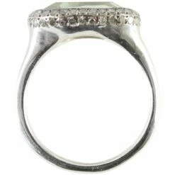 Rosa Maria Olax Prasiolite Ring Silver In Silver -Hervia Shop rosa 7.4